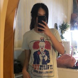 Uncle Sam clown shirt